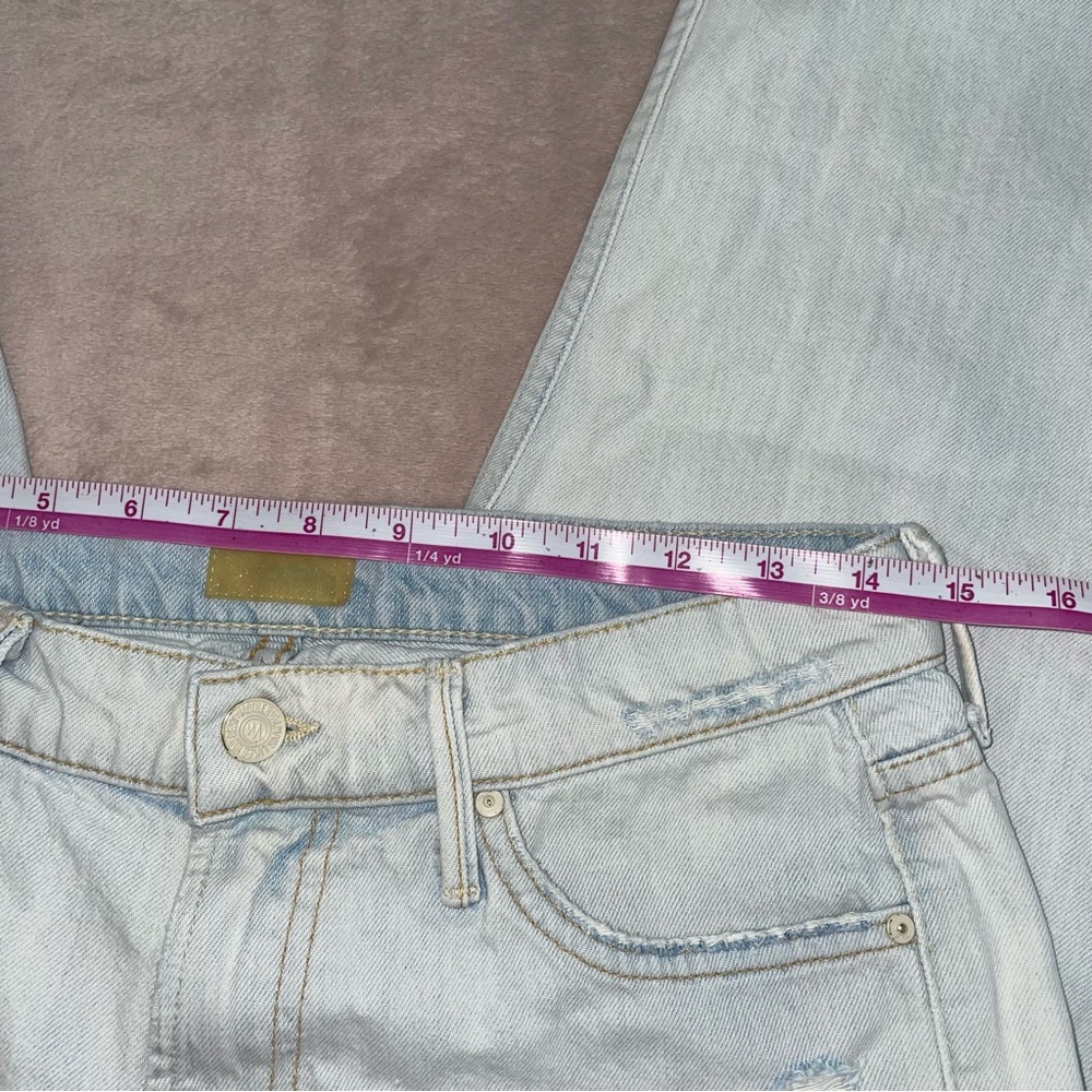Mother the dropout fray distressed Jean size 26/L26 - Picture 9 of 13